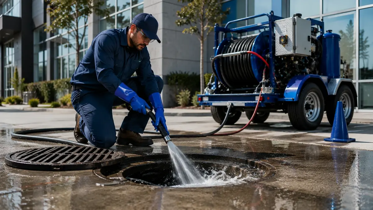 Commercial Hydro Jet Drain Cleaning in Del Mar