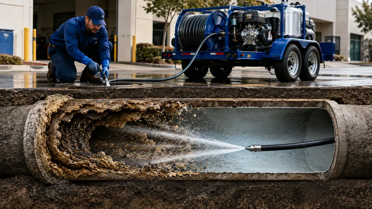 Sewer Pipe Descaling in Del Mar